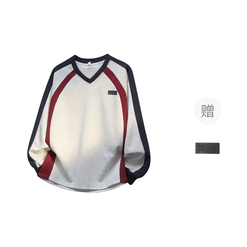 YOSICIL Polo Shirt Unisex White Heather Gray & Navy Blue & Burgundy-1