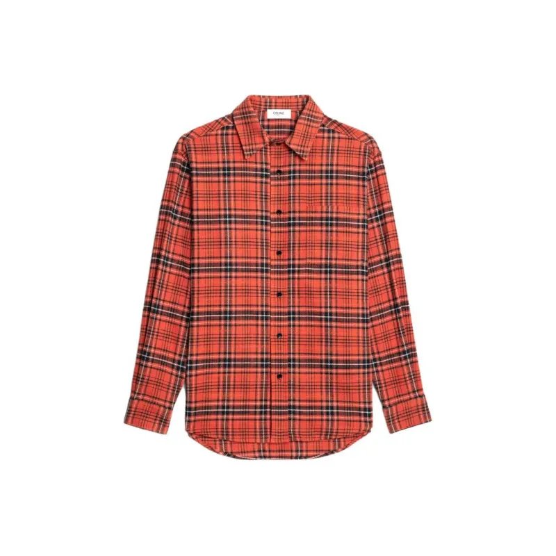 CELINE Shirts Men Orange-0