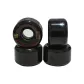 Hard Bone Black Street Wheel Brushes (55mm 80a) Set of 4