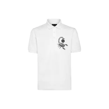 PHILIPP PLEIN Scorpion print Polo Shirt