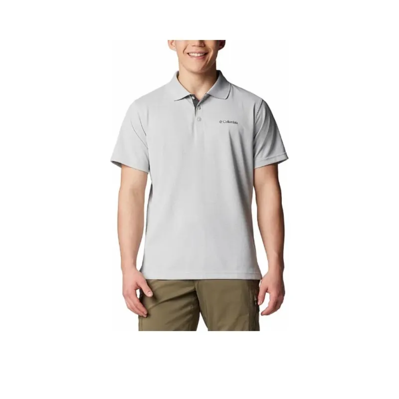 Columbia Utilizer Cool Grey Omni-Wick Polo Shirt Men's Cool Gray-0