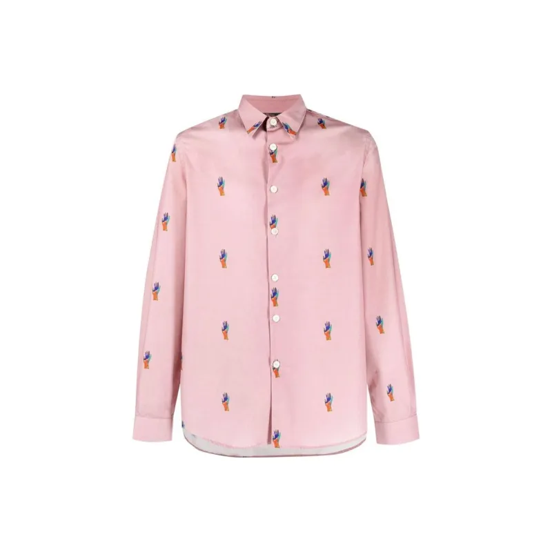 PS By Paul Smith Shirts Men Pink-0