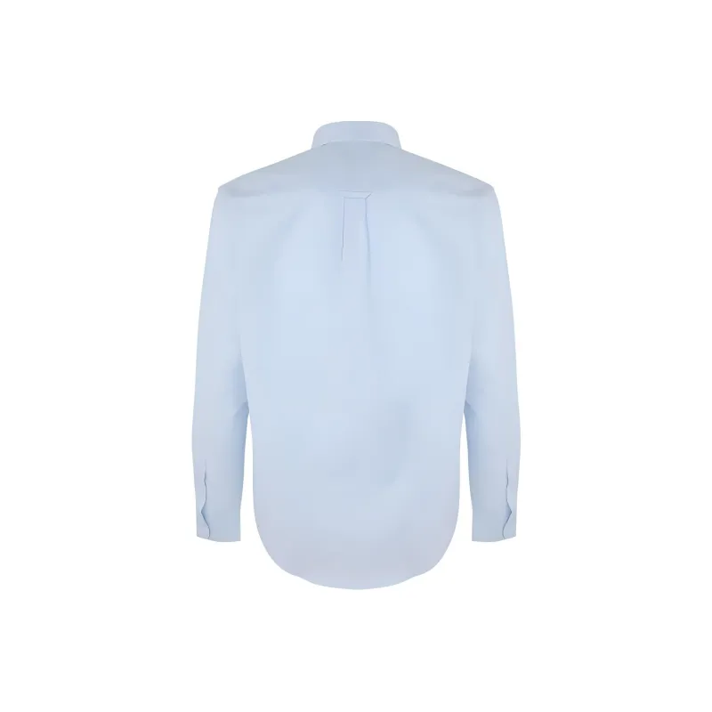 Maison Kitsune Shirts Men Blue-1