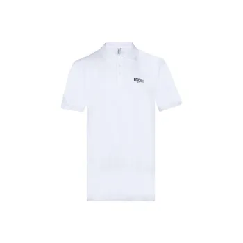 MOSCHINO Logo print Polo Shirt