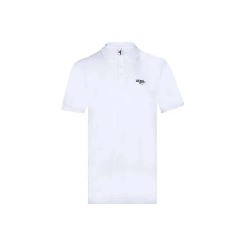 MOSCHINO Logo print Polo Shirt-0