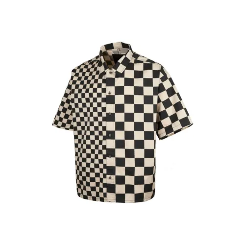 Vans OFF THE WALL HYBRID CHECKER Shirt Men's Black White