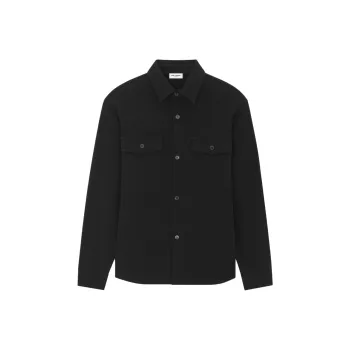 SAINT LAURENT Buttoned Long Sleeved Shirt