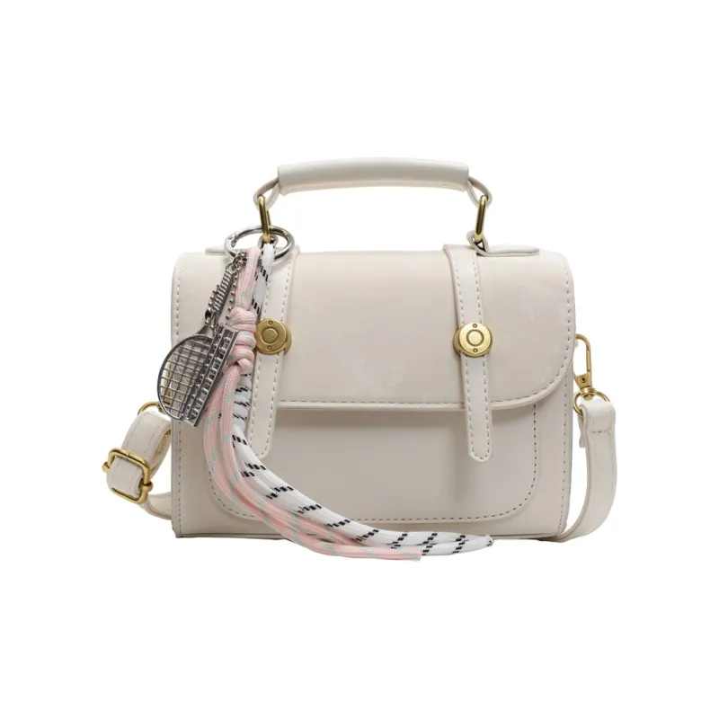 Yalu PU Shoulder Bag, Crossbody Bag, Handbag Women's Ecru/Pink/Khaki-1