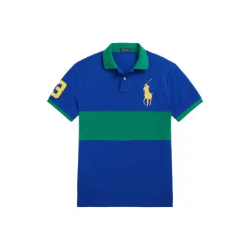 Polo Ralph Lauren Colour-block Logo-embroidered Polo Shirt