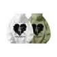 2 Pack (White Fleece-Lined+Moss Green Fleece)