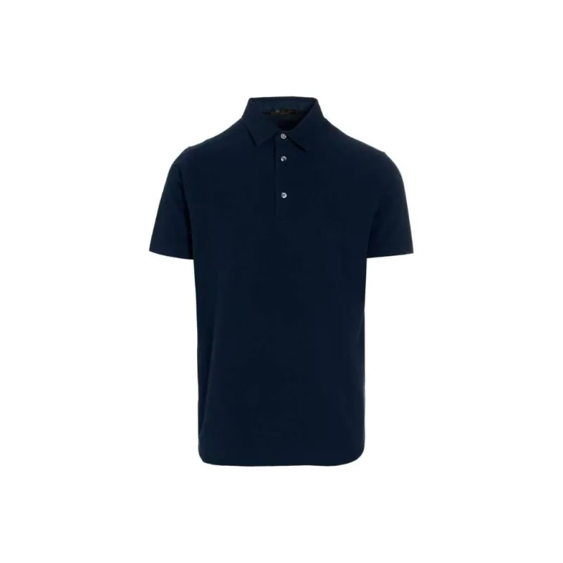 Loro Piana Polo Shirts Men Blue-0