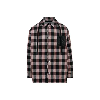 LOEWE Quilted Check Hooded Shirt