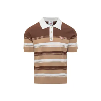 CASABLANCA Chicano Striped Polo