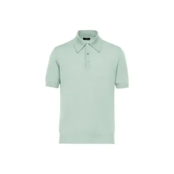 PRADA Polo Shirts Men Gray