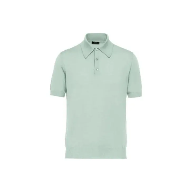 PRADA Polo Shirts Men Gray-0