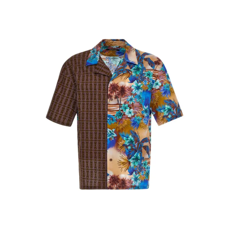 Roberto Cavalli SS24 Shirt Men's Brown-0