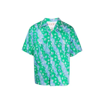 MARNI Short Sleeve Bowling Shirt