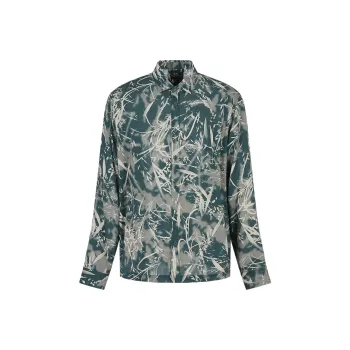 ARMANI EXCHANGE SS23 Shirt Men's Green