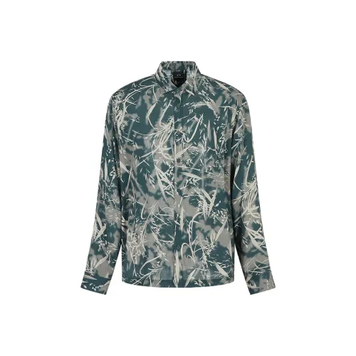 ARMANI EXCHANGE SS23 Shirt Men's Green