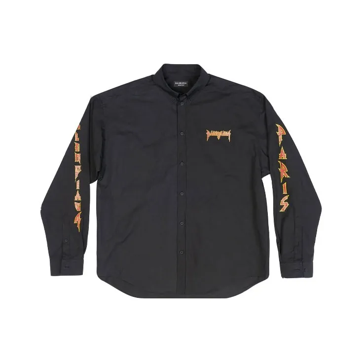 Balenciaga Metal Vintage Oversized Shirt-0