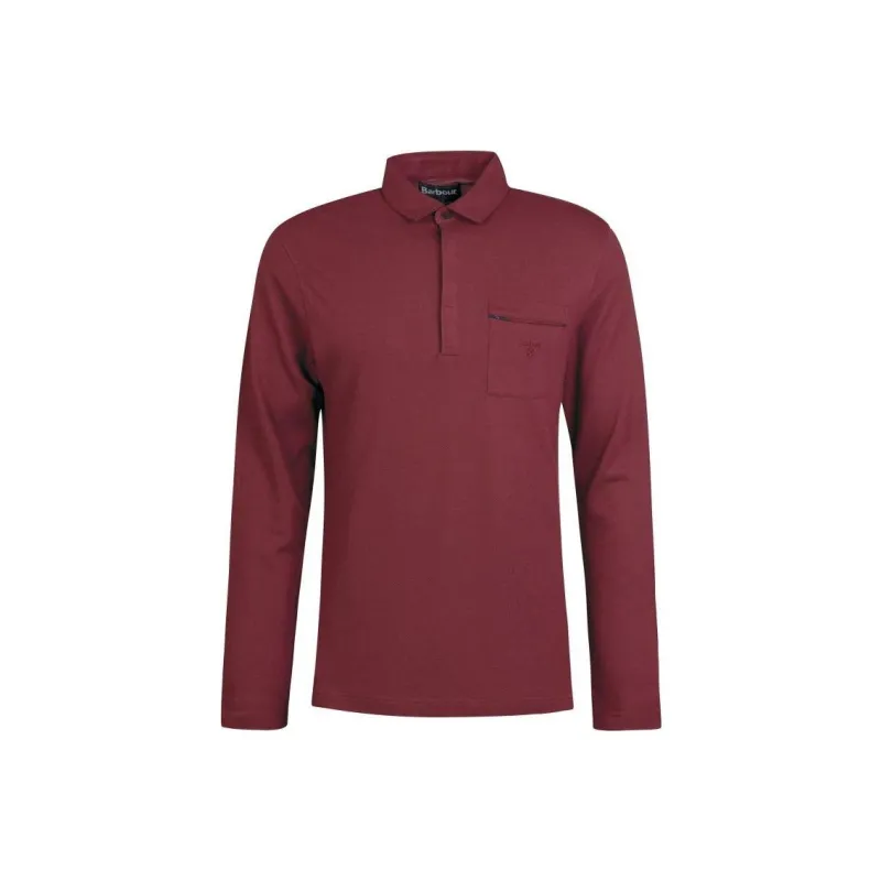 BARBOUR Polo Shirts Men Burgundy-0