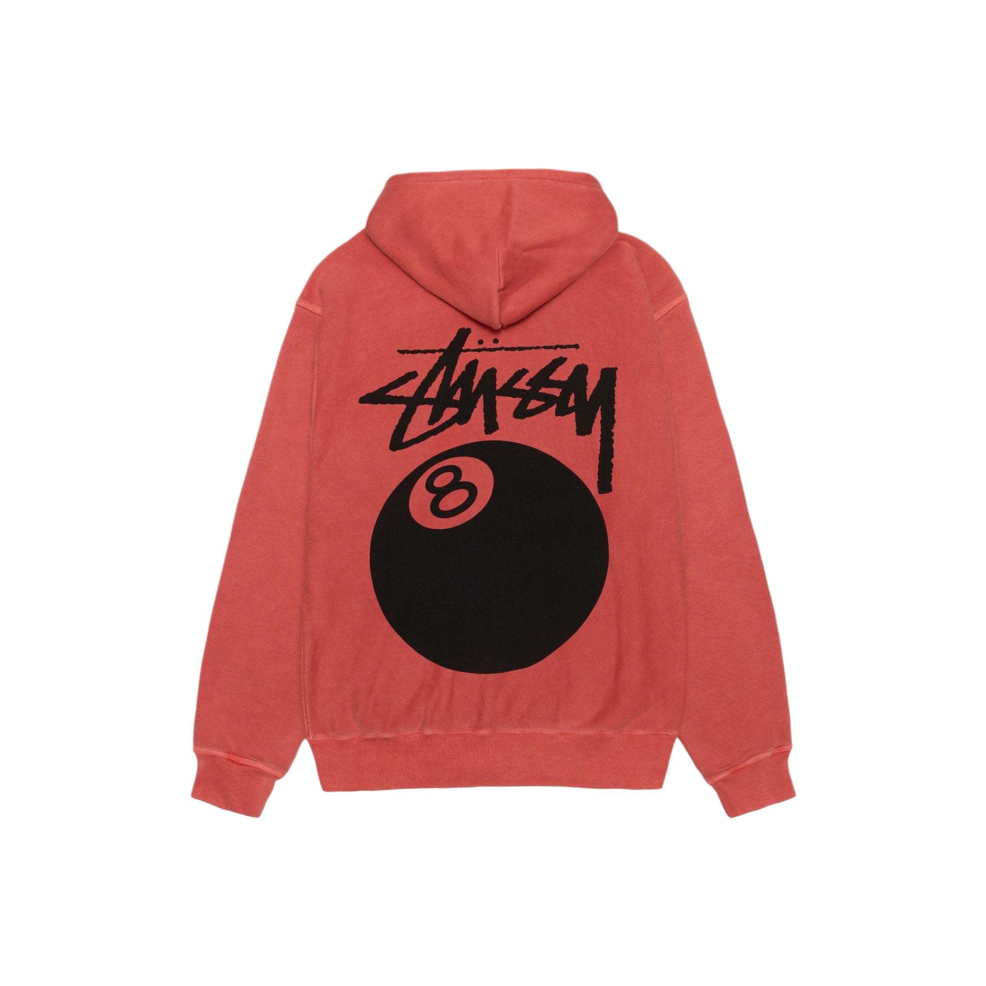 Stussy 8 Ball Pigment Dyed Crewneck Sweatshirt - Black