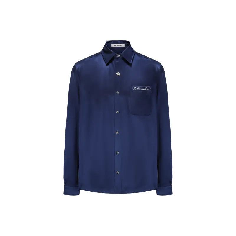 GALLIANO LANDOR Shirt Unisex Midnight Blue-0