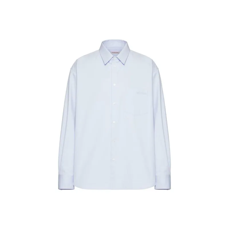 Valentino Shirts Men Blue-0