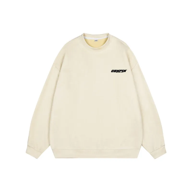CENPIN Fleece Lined Suede Sweatshirt Unisex-7