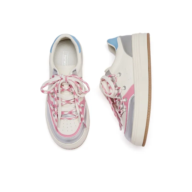 Hotwind Heartbeat Early Spring Collection Anti Slip Wear Resistant Low Top Skateboard Shoes Women's-2