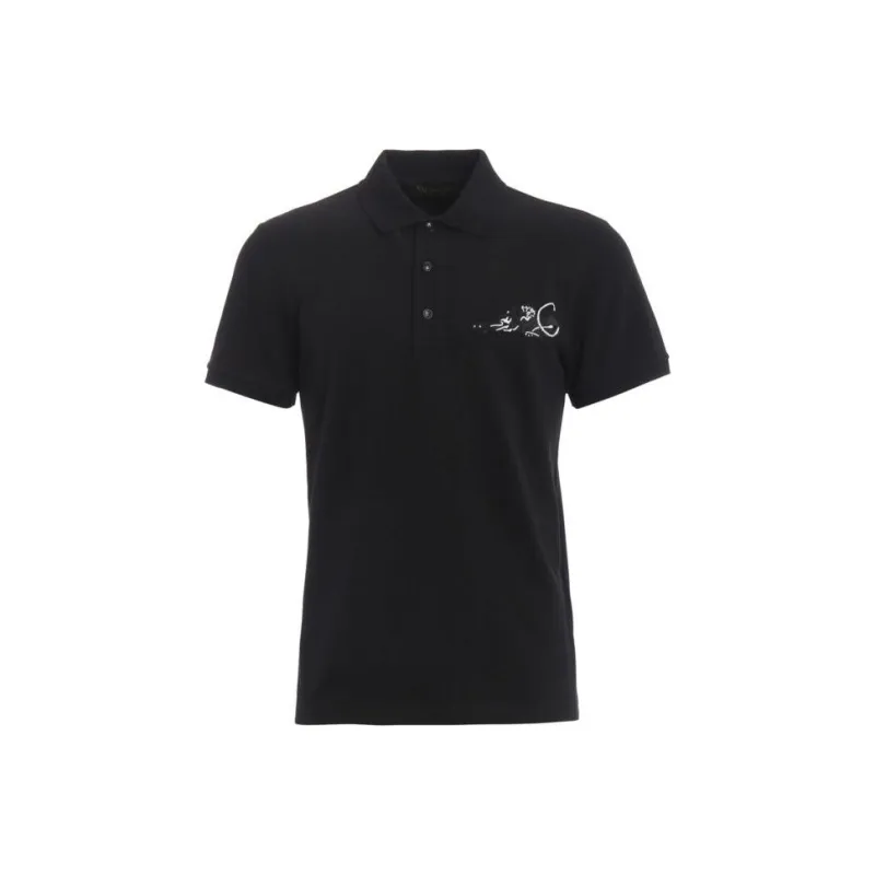 Valentino Polo Shirts Men Black-0