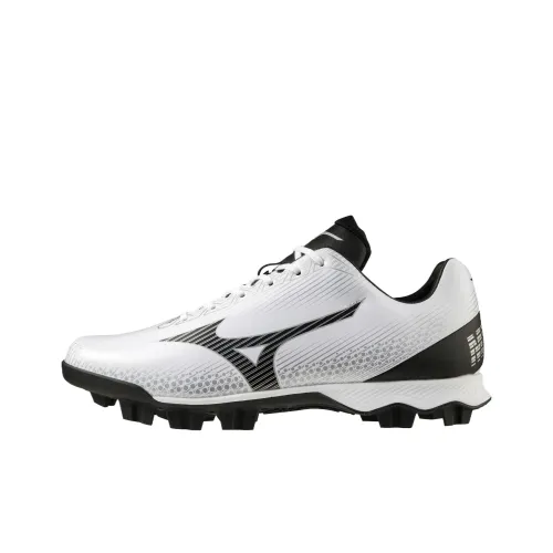 Mizuno Wave Light PEARL Mid Top Training Shoes Unisex Black White