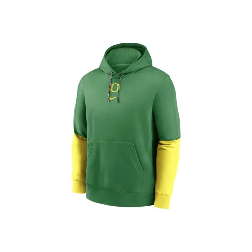 Nike Oregon Ducks Sideline Team Issue Club Men's Nike College Pullover Hoodie