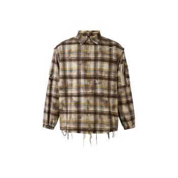 PEDLOR Shirts Men Coffee