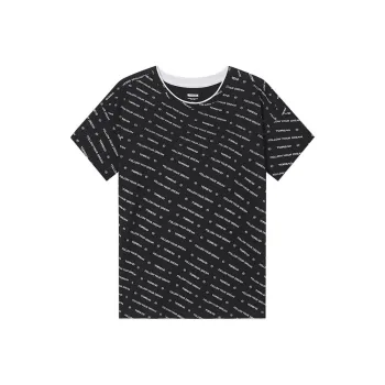 TOREAD T Shirt Men's Black Logo Print