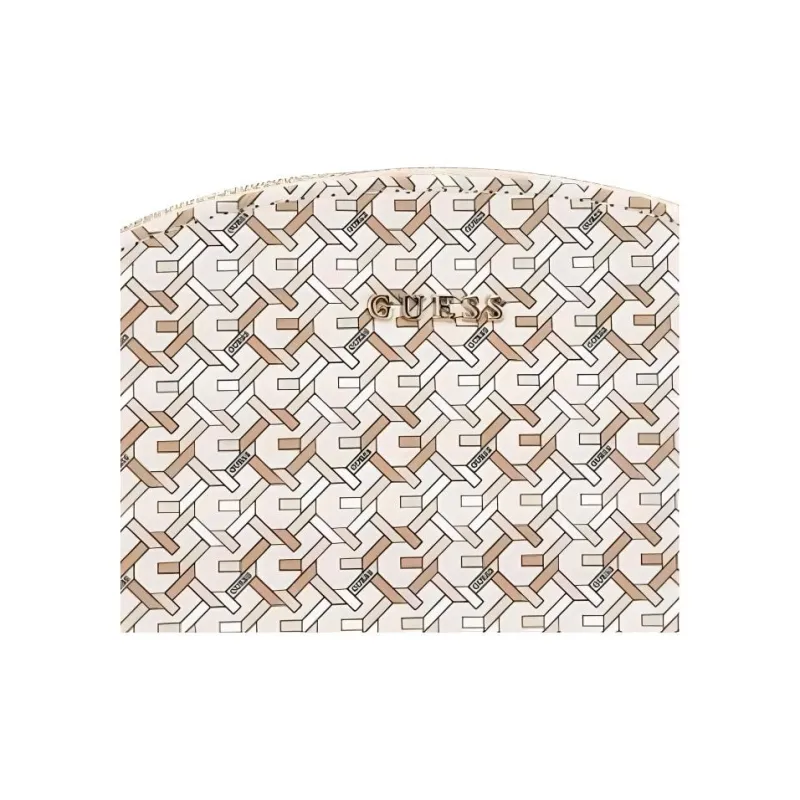 GUESS Polyurethane Makeup Bag Women's White-2