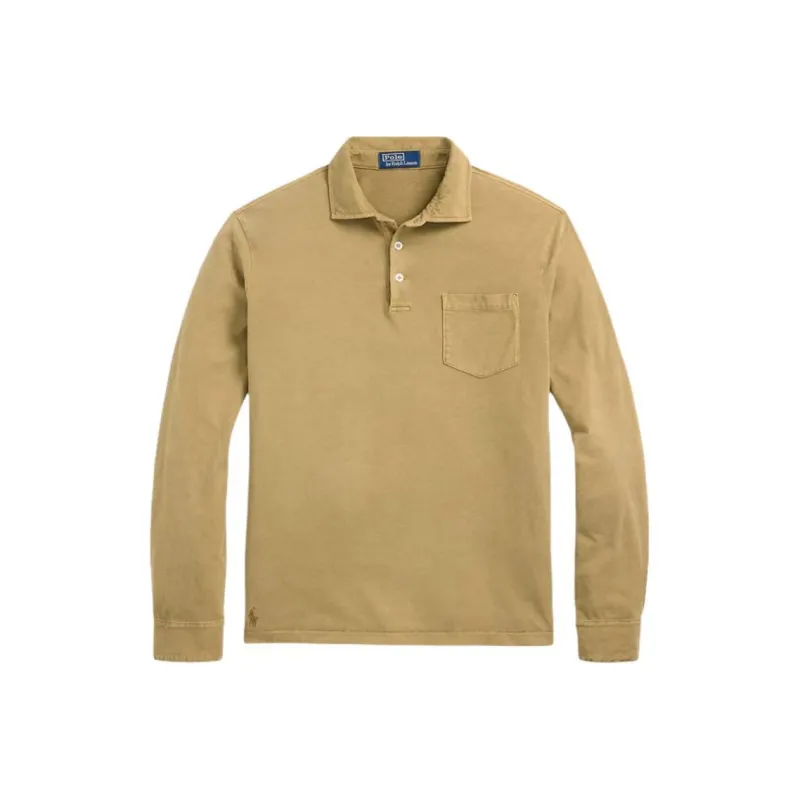 Polo Ralph Lauren SS25 Polo Shirt Men's Desert Khaki-0