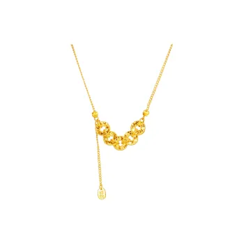 Golden Bliss S925 Silver Necklaces Women's