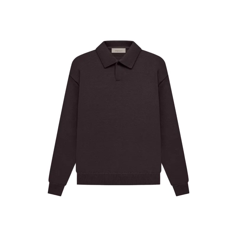 Fear Of God Essentials Knit Ls Polo-0