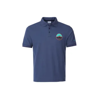 Columbia Polo Shirts Men Blue