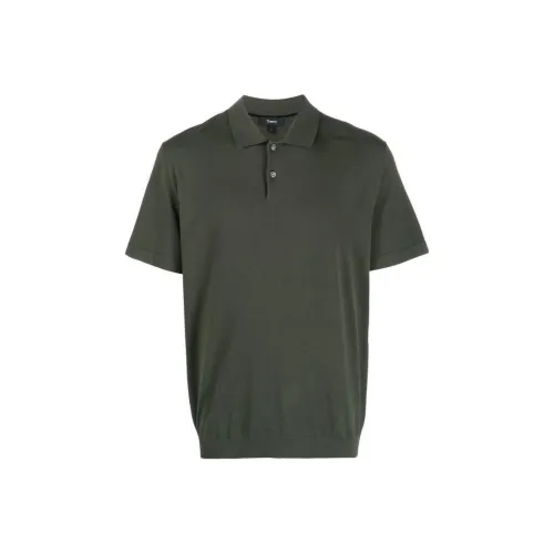 THEORY Polo Shirts Womens Sage Green