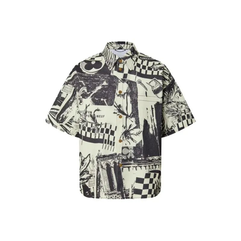 LOUIS VUITTON SS23 Shirt Men's Ivory White-0