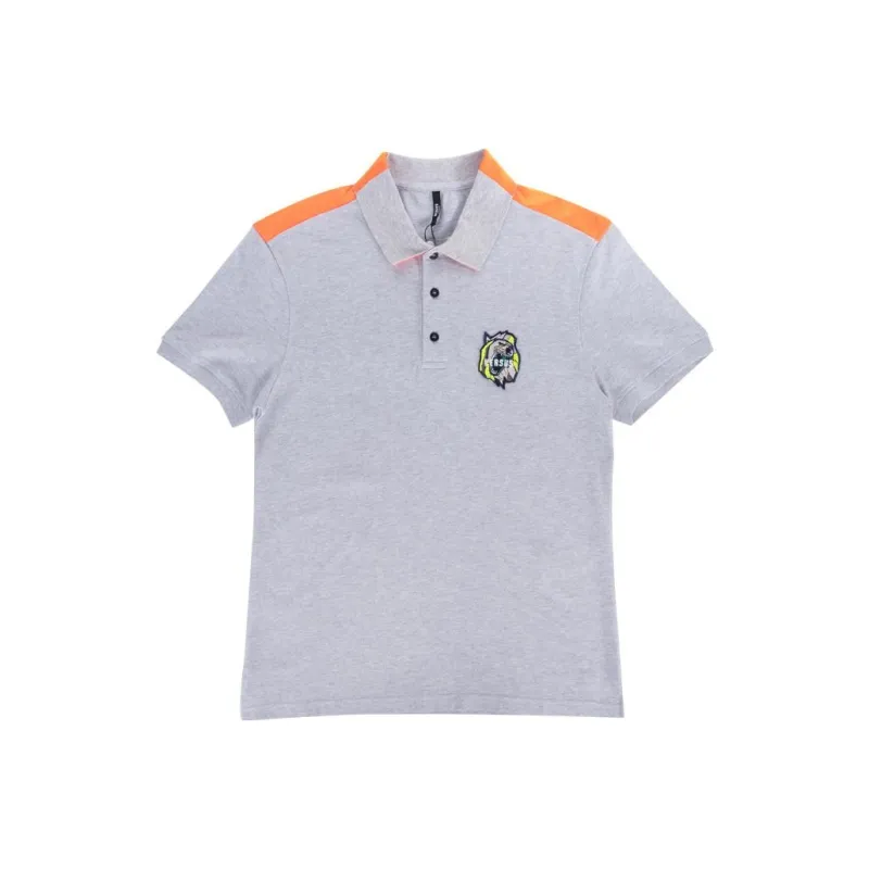 VERSACE Polo Shirts Men Gray-0