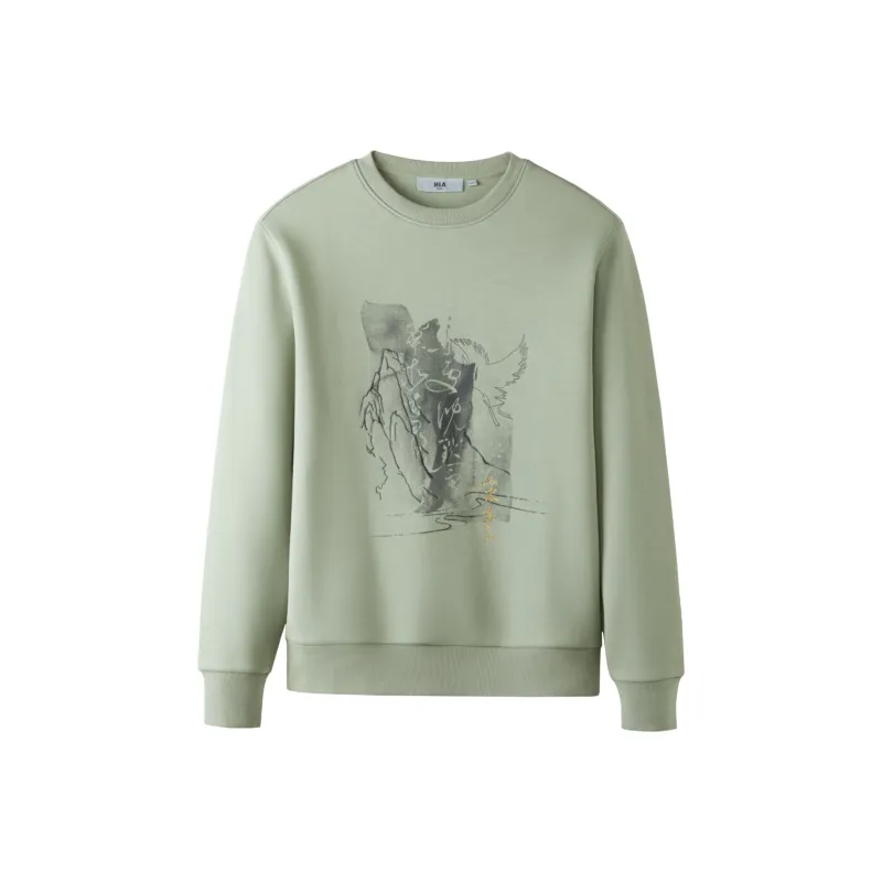 HLA The Mountain Is Not In The High Series Sweatshirt Unisex-3