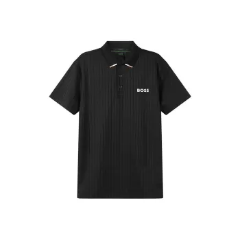 HUGO BOSS Ribbed Polo Shirt