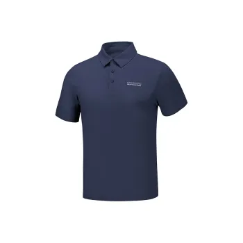 Skechers Polo Shirt Men's Marine Collegiate Blue