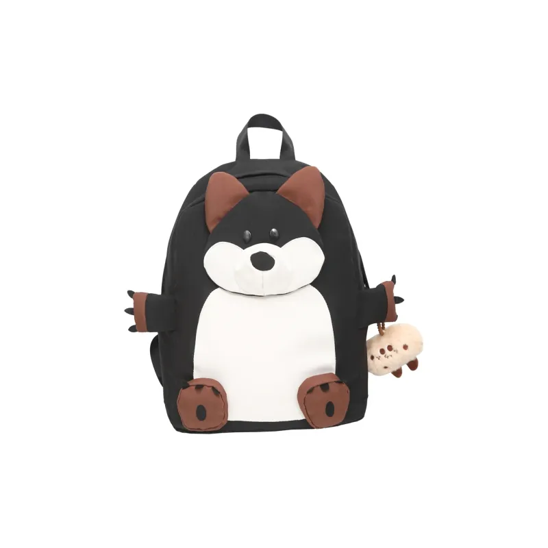 GOBLIN SHARKS 1759 Nylon Backpack Regular Unisex Khaki/Black/Orange-6