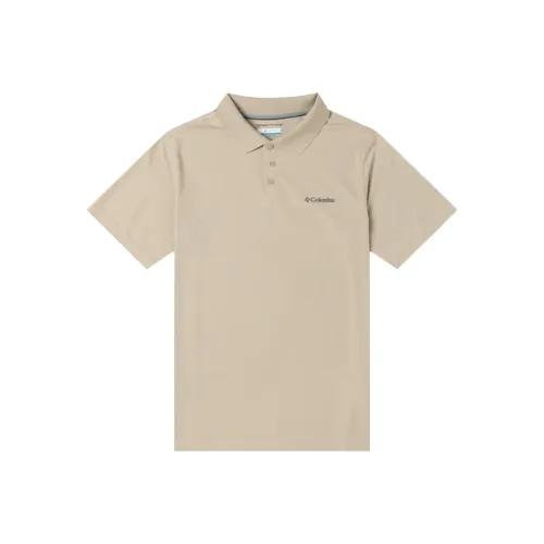 Columbia Polo Shirt Men's Brown