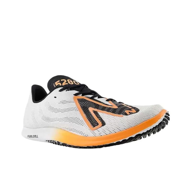 New Balance FuelCell 5280v2 Low Top Running Shoes Unisex White Orange-2