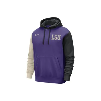 Nike LSU Club Fleece Sweatshirt Men's Palace Purple